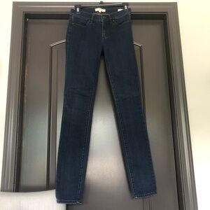 Tory Burch dark wash denim jean leggings jegging- no holes no distress